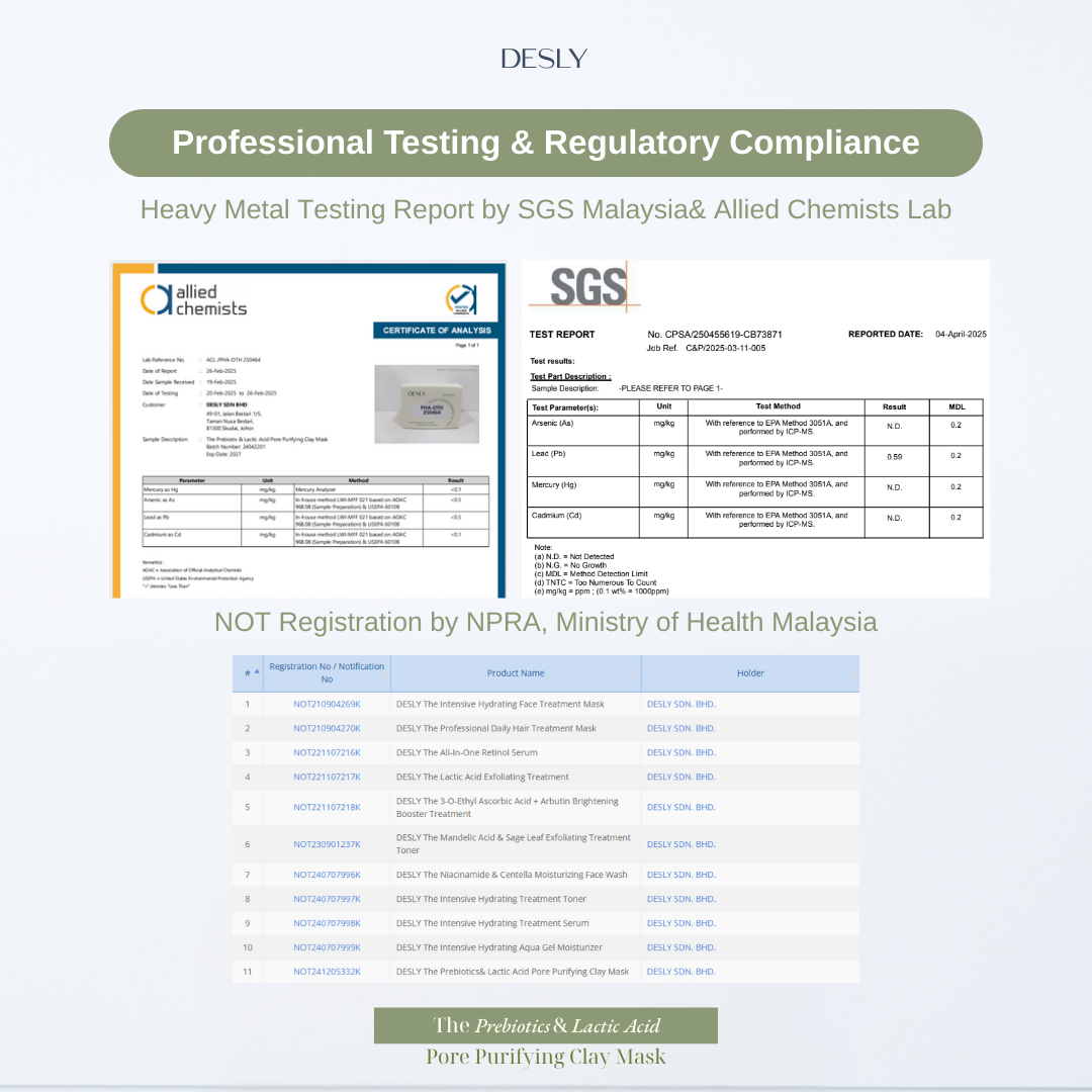 The Prebiotics & Lactic Acid Pore Purifying Clay Mask 80ml
