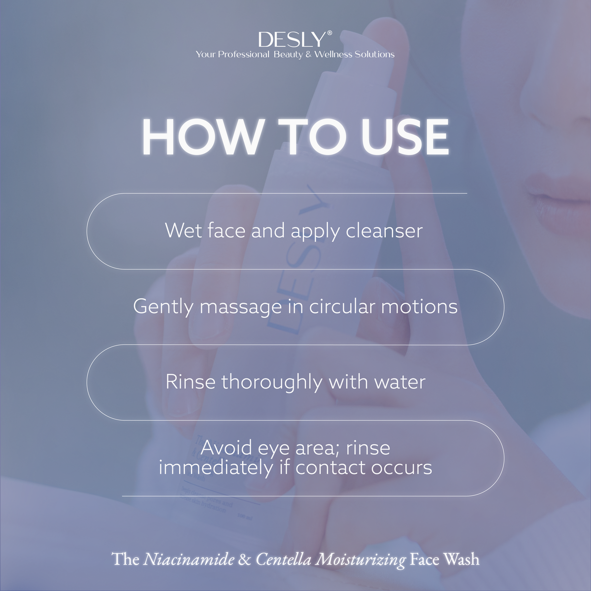 The Niacinamide & Centella Moisturizing Face Wash 100ml