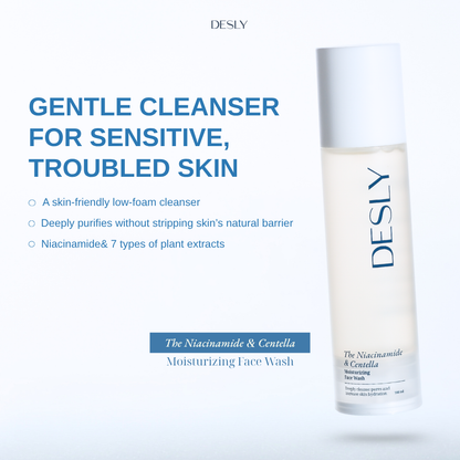 The Niacinamide & Centella Moisturizing Face Wash 100ml