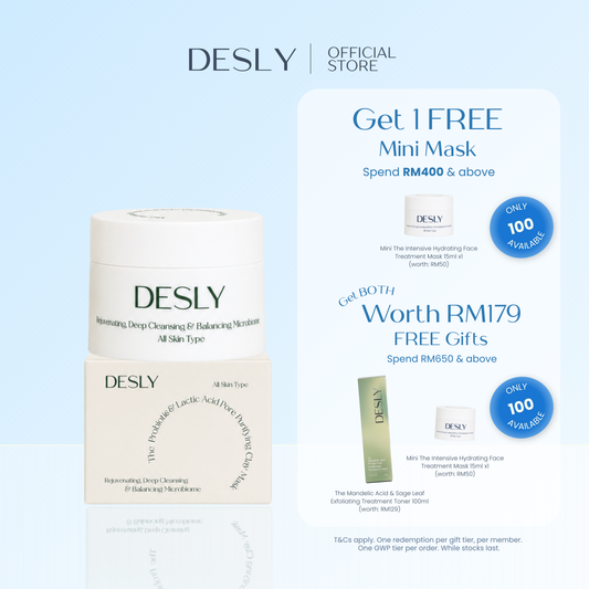 The Prebiotics & Lactic Acid Pore Purifying Clay Mask 80ml