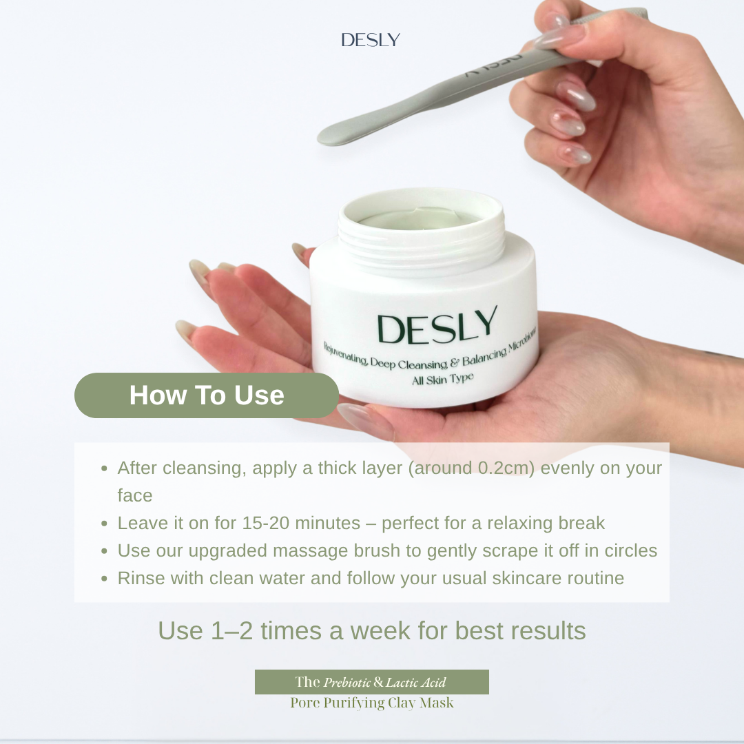 The Prebiotic & Lactic Acid Pore Purifying Clay Mask 80ml