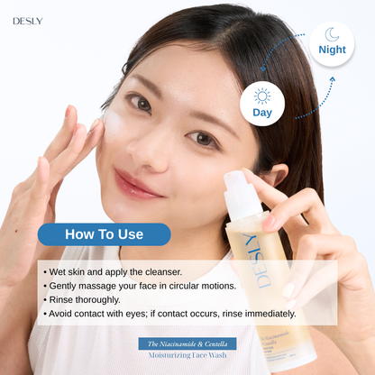 The Niacinamide & Centella Moisturizing Face Wash 100ml