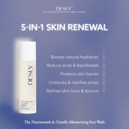 The Niacinamide & Centella Moisturizing Face Wash 100ml