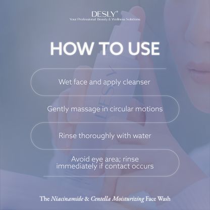 The Niacinamide & Centella Moisturizing Face Wash 100ml