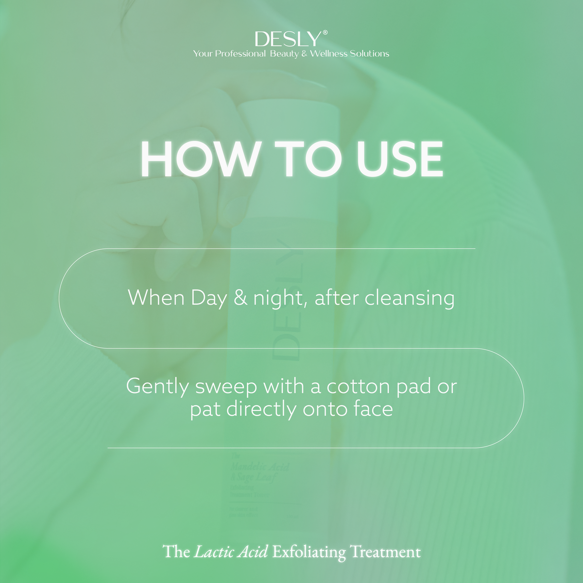 The Mandelic Acid & Sage Leaf Exfoliating Treatment Toner 100ml