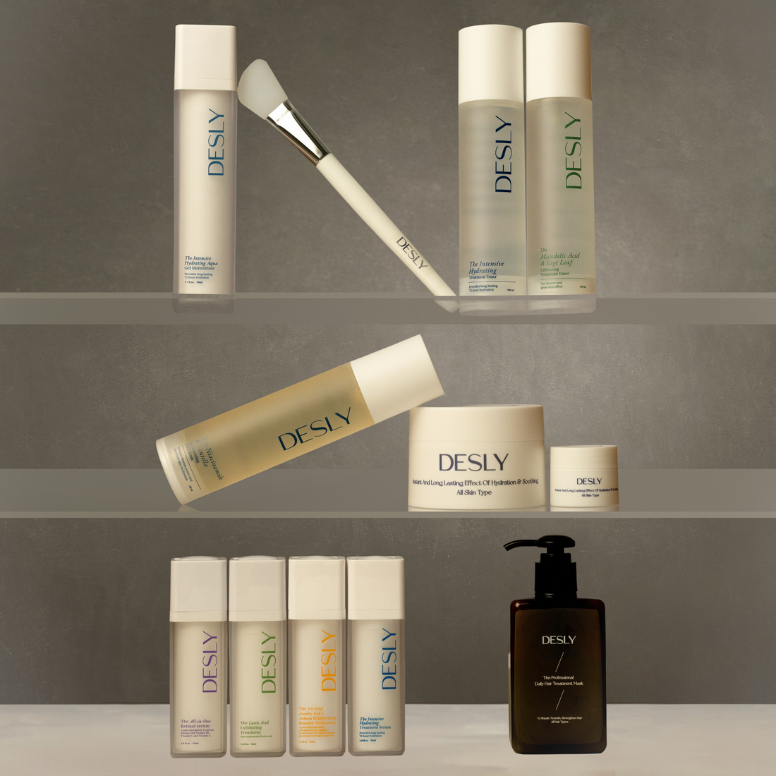 DESLY.CO YOUR PROFESSIONAL SKINCARE AND HAIRCARE BRAND Desly.co