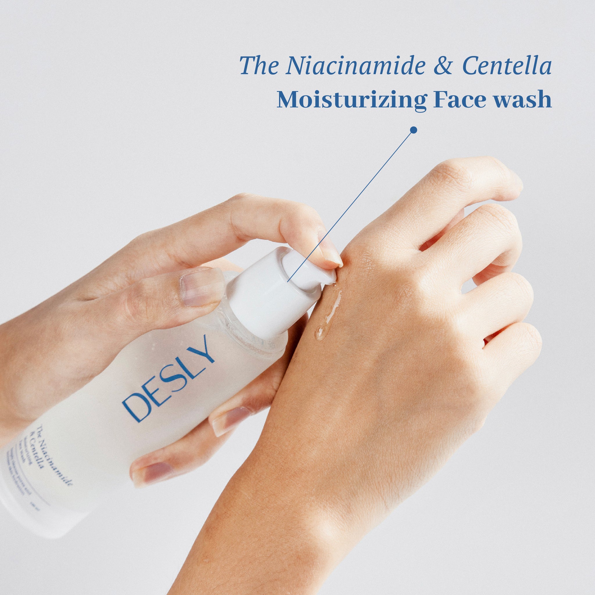 DESLY The Niacinamide & Centella Moisturizing Face Wash 100ml Desly.co